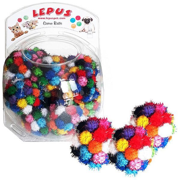 Lepus Büyük Simli Top Kedi Oyuncağı 17 Adet