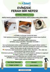 Vetsmell Konsantre Organik Kötü Koku Giderici 250 ml