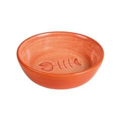 Trixie Seramik Kedi Mama ve Su Kabı Kılçık Desenli 0.2 Lt 13 Cm