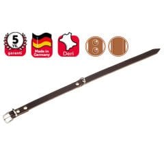 Karlie Deri Köpek Boyun Tasması Kahverengi 20 Mm 57 Cm