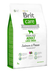 Brit Care Somonlu Büyük Irk Tahılsız Yetişkin Köpek Maması 3 Kg