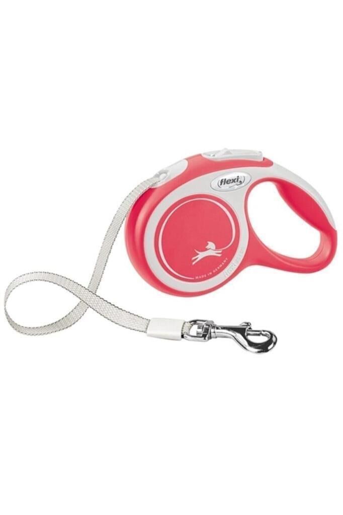 Flexi New Comfort Şerit Otomatik Gezdirme Tasması XS Kırmızı 3 mt