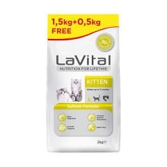 Lavital Kitten Somonlu Yavru Kedi Maması 1.5+500 Gr Hediyeli
