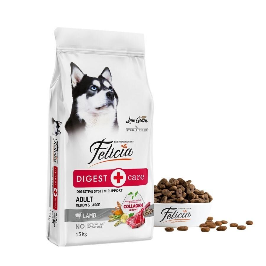 Felicia Kuzulu Pirinçli Düşük Tahıllı Hipoalerjenik Köpek Maması 15 kg