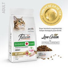 Felicia Tavuklu Az Tahıllı HypoAllergenic Yetişkin Kedi Maması 2 kg