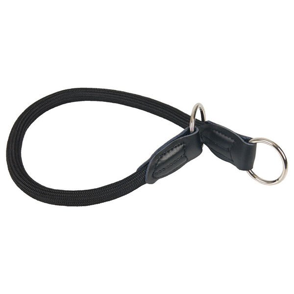 Karlie Suni Deri Köpek Eğitim Tasması Siyah 40x1.2 Cm