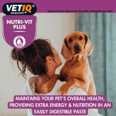 Vet IQ Nutri-Vit Plus Yetişkin ve Yavru Köpekler İçin Vitamin Ve Mineral Takviyesi 100 gr