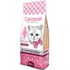 Carnaval Bebek Pudralı Topaklanan Bentonit Kedi Kumu İnce 5 Lt