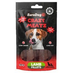 Euro Dog Kuzulu Fileto Doğal Köpek Ödül Maması 100 Gr