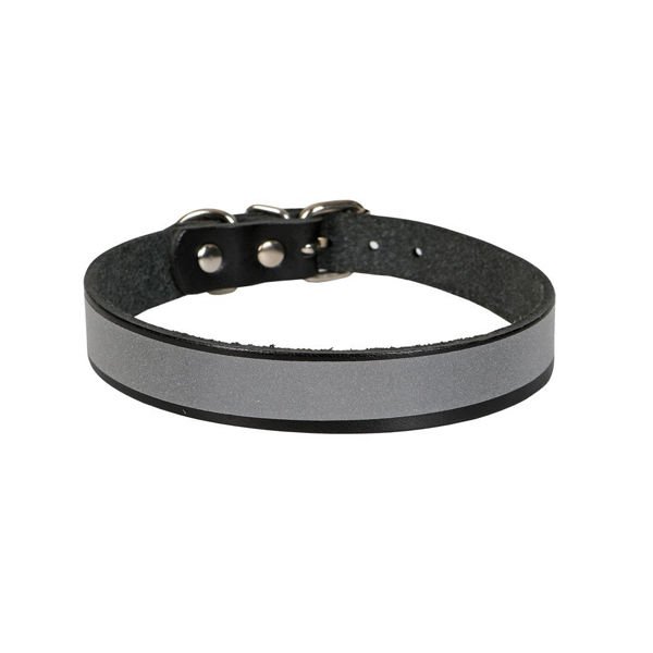 Cattie Reflektörlü Deri Kedi Boyun Tasması Xlarge Siyah 1.5x26-30 Cm
