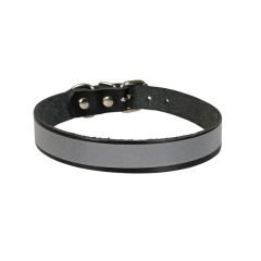 Cattie Reflektörlü Deri Kedi Boyun Tasması Xlarge Siyah 1.5x26-30 Cm