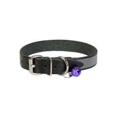 Cattie Reflektörlü Deri Kedi Boyun Tasması Xlarge Siyah 1.5x26-30 Cm