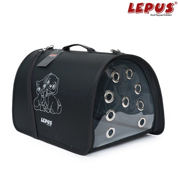 Lepus Fly Bag Köpek Taşıma Çantası Siyah 25x40x25 Cm