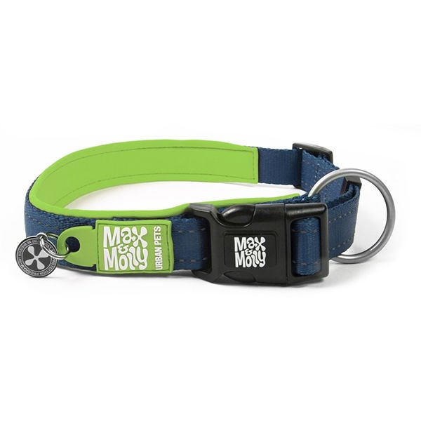 Max & Molly Smart ID Matrix Köpek Boyun Tasması Lime Green Xsmall 1x22-35 Cm