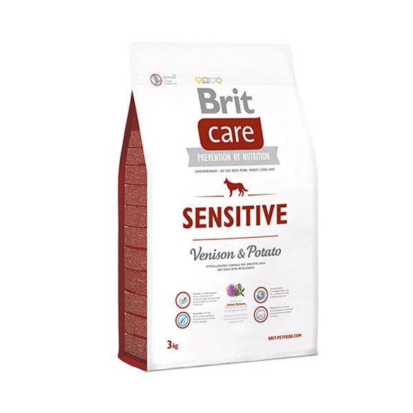 Brit Care Sensitive Tahılsız Geyik Etli Hipoalerjenik Köpek Maması 3 Kg