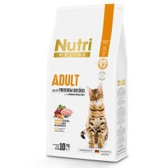 Nutri Feline Adult Poultry Kümes Hayvanlı Yetişkin Kedi Maması 10 Kg