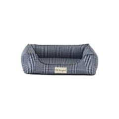 Pet Comfort Delta Varius Kedi ve Köpek Yatağı Kareli Mavi Xsmall 45x55 Cm