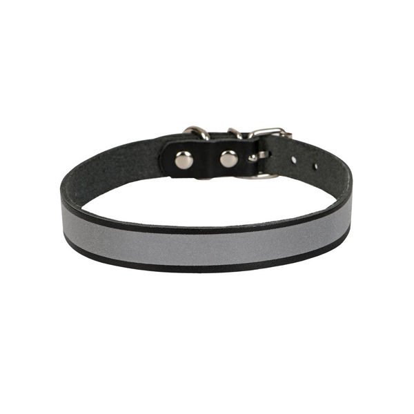 Cattie Reflektörlü Deri Kedi Boyun Tasması Xxlarge Siyah 1.5x29-33 Cm