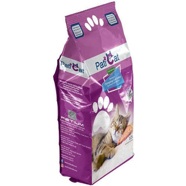 Paticat Lavanta Kokulu Topaklanan Bentonit Kedi Kumu İnce 10 Lt