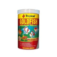 Tropical Goldfish Colour Pellet Japon Balıkları için Renklendirici Granül Balık Yemi 110 Gr