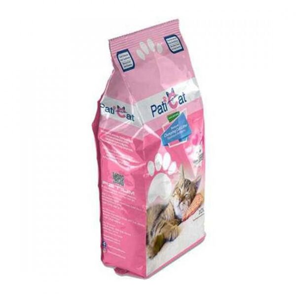Paticat Bebek Pudra Kokulu Topaklanan Bentonit Kedi Kumu Kalın 10 Lt