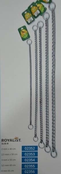 Royalist Zincir Köpek Eğitim Tasması 3.5 Mm 60 Cm