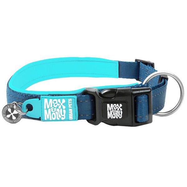 Max & Molly Smart ID Matrix Köpek Boyun Tasması Sky Blue Xsmall 1x22-35 Cm