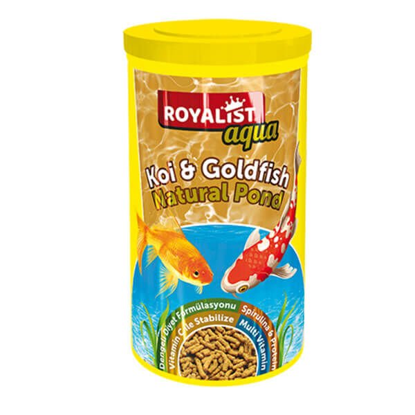 Royalist Aqua Natural Pond Koi ve Japon Balığı Yemi 1000 Ml