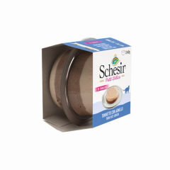 Schesir Delice Tuna Balıklı ve Kuzu Etli Yetişkin Konserve Kedi Maması 2 Adet 40 Gr