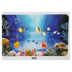 Xiongfa 9081 Deniz Akvaryumu Temalı Akvaryum Arka Fonu 40 Cm 15 Mt