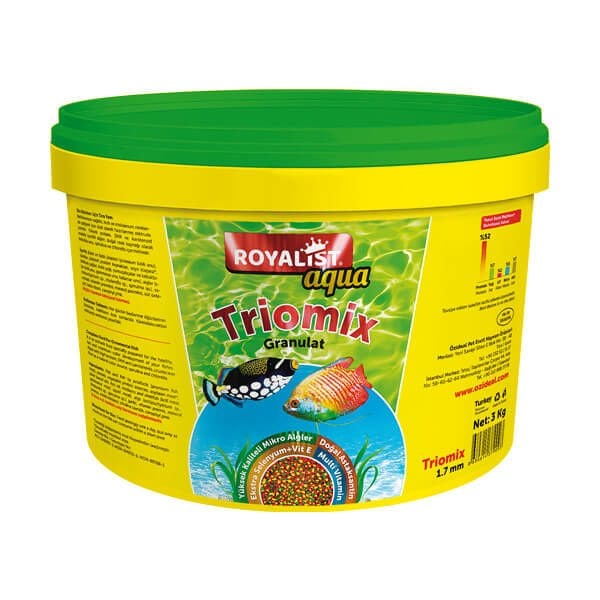 Royalist Aqua Triomix Granül Balık Yemi 3 Kg