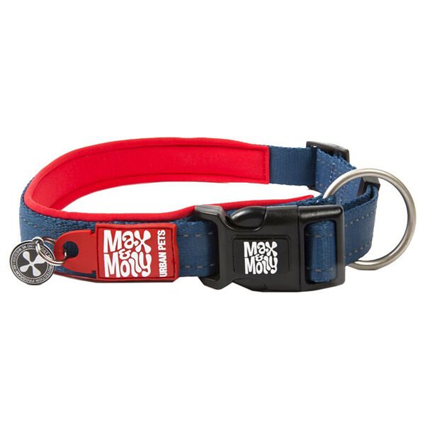 Max & Molly Smart ID Matrix Köpek Boyun Tasması Kırmızı Medium 2x34-55 Cm