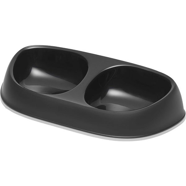 Moderna Sensibowl İkili Mama ve Su Kabı Siyah 2x200 Ml