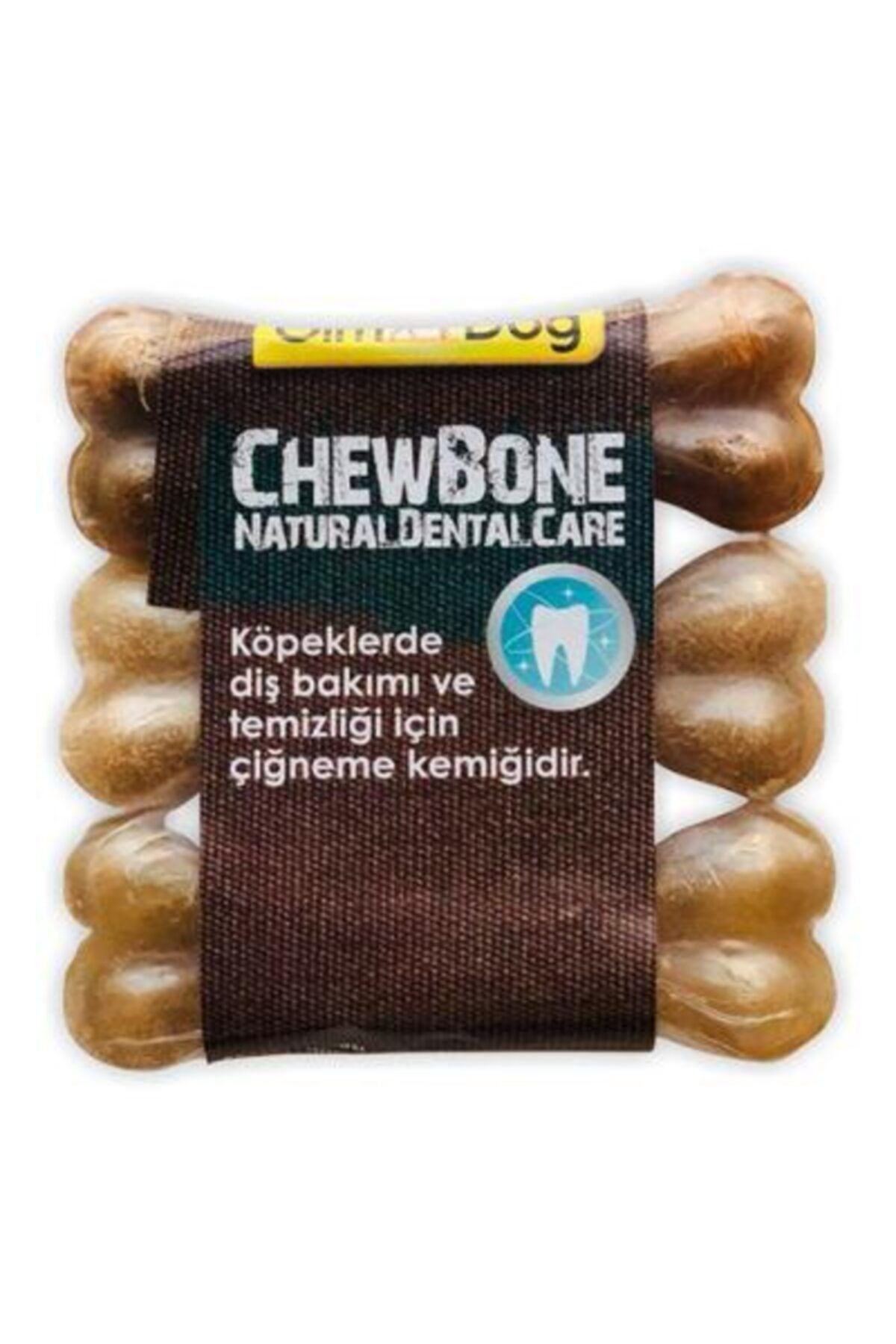 Gimdog Naturel Mordimi Press Kemik 3,5 cm 3'lü