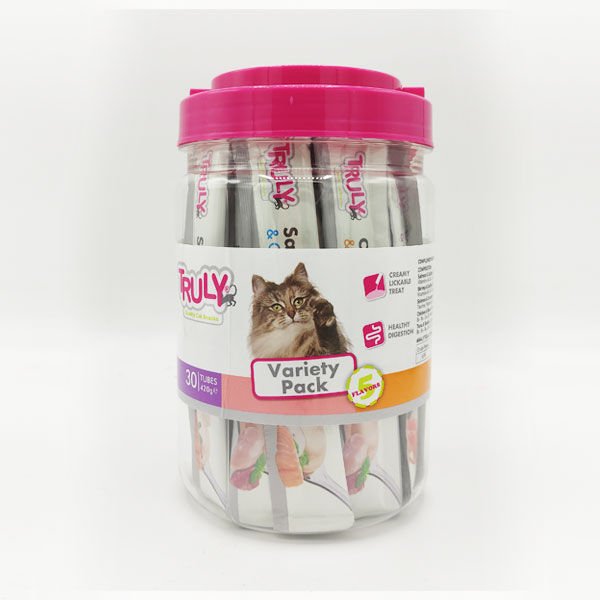 Truly Karışık 5 Çeşit Sıvı Kedi Ödül Maması 14 Gr 6 Adet