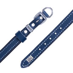 Doggie Konfor Deri Köpek Boyun Tasması Small Royal Mavi 1.5x20-30 Cm