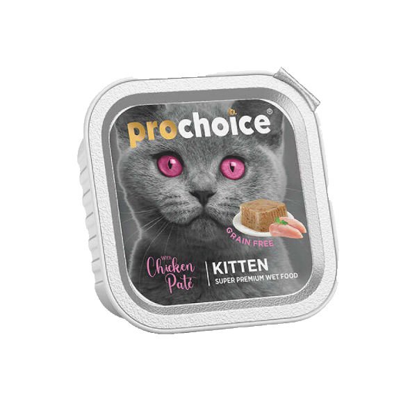 Prochoice Kitten Pate Tavuklu Alu Tray Yavru Kedi Konservesi 100 Gr