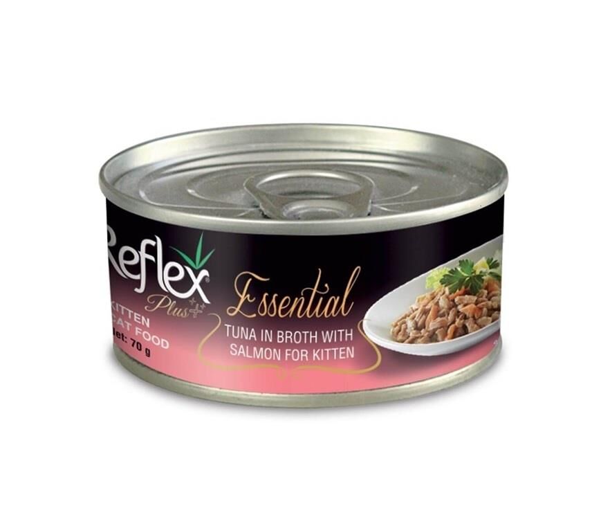 Reflex Plus Essential Ton Balığı Somonlu Yavru Kedi Konservesi 70 gr