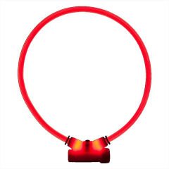 Red Dingo Lumitube Kırmızı Işıklı Köpek Boyun Tasması S-L 80 Cm