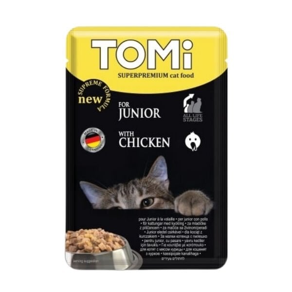 Tomi Kümes Hayvanlı Pouch Yavru Konserve Kedi Maması 100 Gr