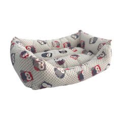 Petpretty Vp-3005 Baykuş Desenli Kumaş Yatak No 1 40x55x15h Cm
