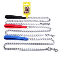 Euro Dog Yumuşak Saplı Zincir Köpek Gezdirme Tasması 3 Mm 120 Cm