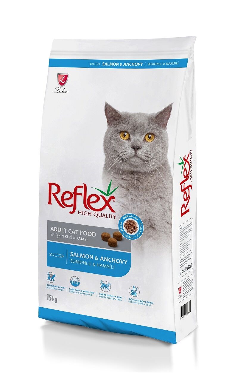 Reflex Hamsili Yetişkin Kedi Maması 15 kg