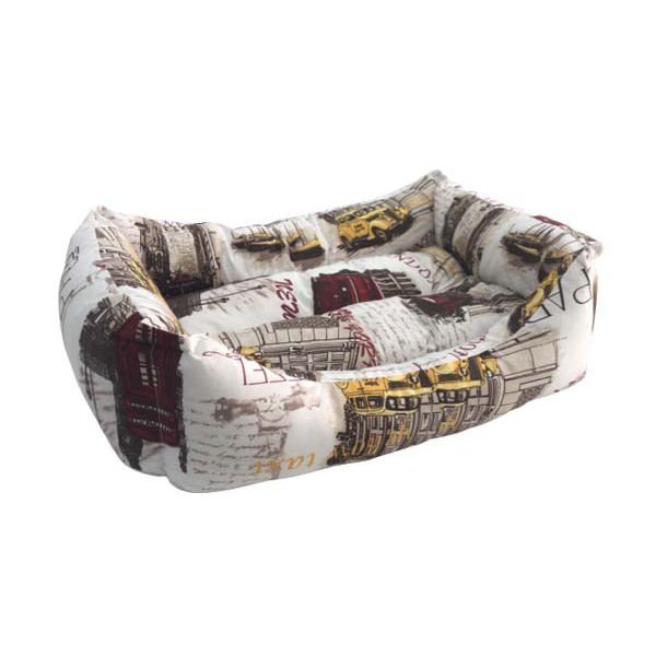 Petpretty Vp-3004 İstanbul Desenli Kumaş Yatak No 4 65x85x22h Cm