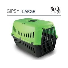 Mp Wojer Gipsy Metal Kapılı Kedi ve Köpek Taşıma Çantası Siyah Small 46x31x32 Cm