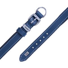 Doggie Konfor Deri Köpek Boyun Tasması Medium Royal Mavi 2x35-40 Cm