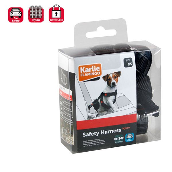 Karlie Naylon Araç Emniyet Kemeri Large Siyah 50-70 Cm