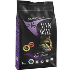 Vancat Sterilised Tavuklu Kısırlaştırılmış Kedi Maması 1 Kg