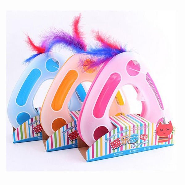Wingpet Happy Circle Kedi Üçgen İnteraktif Oyuncağı 25x23x36 Cm