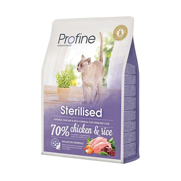 Profine Düşük Tahıllı Sterilised Tavuklu Kısır Kedi Maması 2 Kg